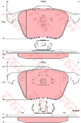 Тормозні колодки TRW GDB1576