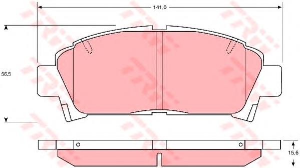 Гальмівні колодки TRW GDB1145 ціна, від 24.07 USD