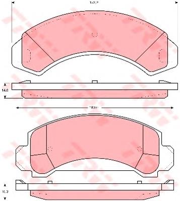 Гальмівні колодки Remsa 183001 ціна, від 49.34 USD