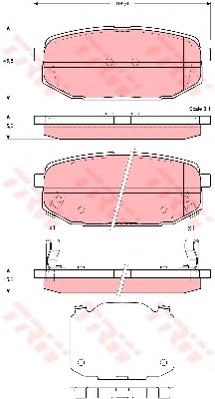 Купити SP1185 Hi-q Задні колодки