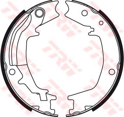 Колодки стоянкового гальма TRW GS8489