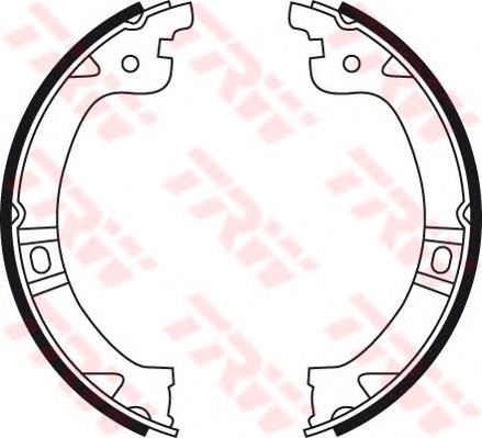 Колодки ручника GS8759 TRW