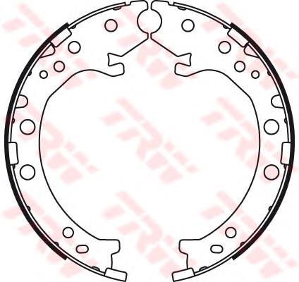 Колодки ручника / стоянкового гальма TRW GS8789 ціна, від 20.56 USD