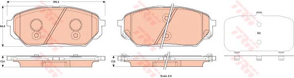 Тормозні колодки TRW GDB3527