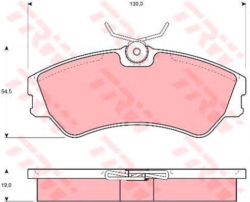 Гальмівні колодки TRW GDB862 ціна, від 18.74 USD