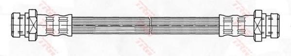 Купити MR129787 Mitsubishi Шланг гальмівний задній