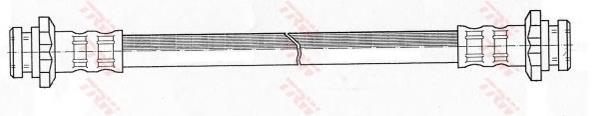 PHA168 TRW шланг гальмівний задній