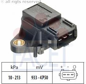 MAP сенсор Fiat/Alfa/Lancia 9619114980 ціна, від 47.95 USD