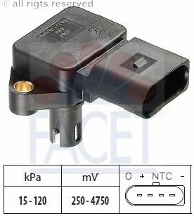 Датчик тиску повітря Facet 103084