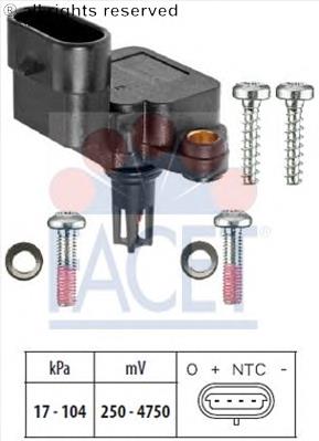 Купити 103081 Facet Датчик абсолютного тиску