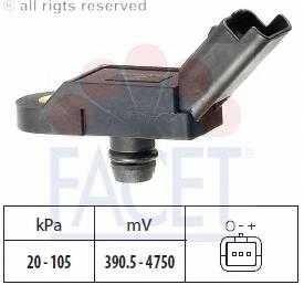 Купити 103164 Facet Датчик абсолютного тиску