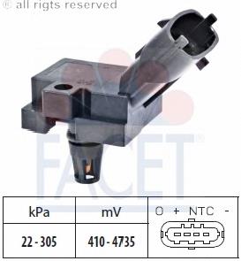 MAP сенсор Facet 103186 ціна, від 21.03 USD