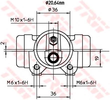 BWF137 TRW Робочий циліндр