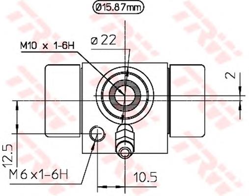 Робочий циліндр TRW BWB111A