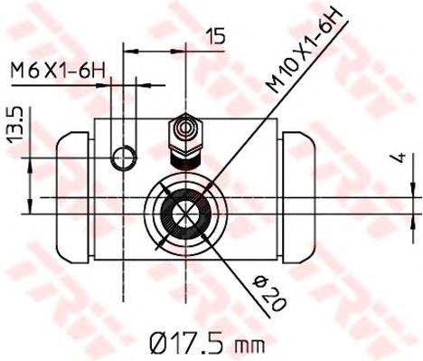 Робочий циліндр TRW BWC243