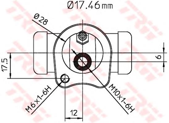Робочий циліндр TRW BWC115