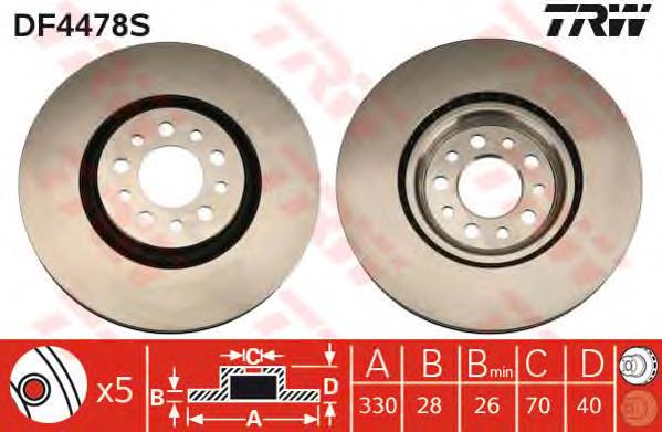 Купити AR83087XPR Power Stop Ротор гальмівний