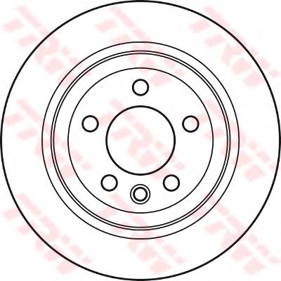Купити DF4718S TRW Диск заднього гальма