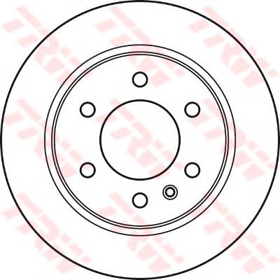 Диск гальмівний задній TRW DF4823S