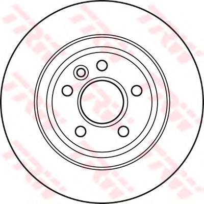 Купити DF4844 TRW Диск заднього гальма