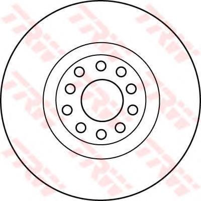 Диск переднього гальма TRW DF4209 ціна, від 84.22 USD