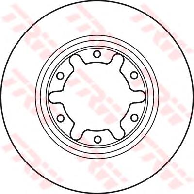 Диск переднього гальма TRW DF7305S ціна, від 54.56 USD