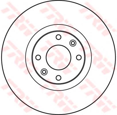 Диск переднього гальма TRW DF4962S ціна, від 51.56 USD