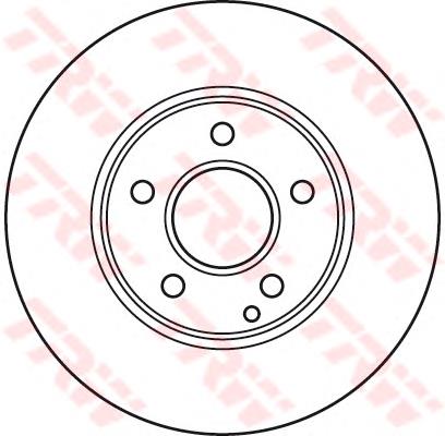 Диск переднього гальма TRW DF4947 ціна, від 47.31 USD