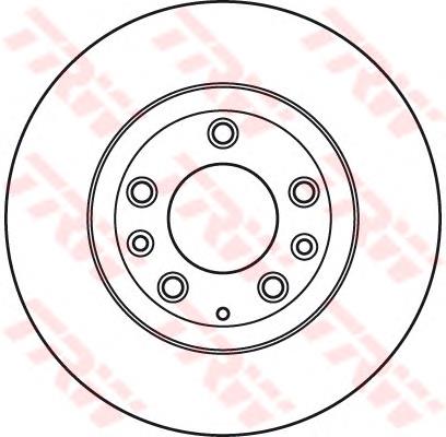 Диск переднього гальма TRW DF6115 ціна, від 50.85 USD