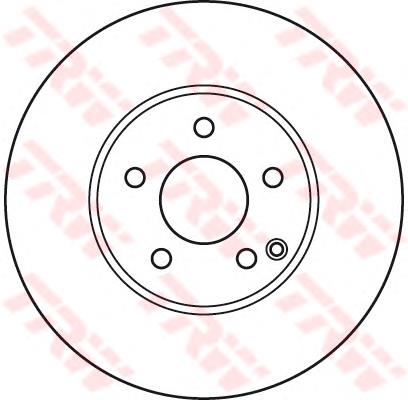 Диск переднього гальма TRW DF6078S ціна, від 80.96 USD