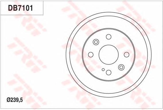 Барабан гальмівний задній DN2026251 Ford