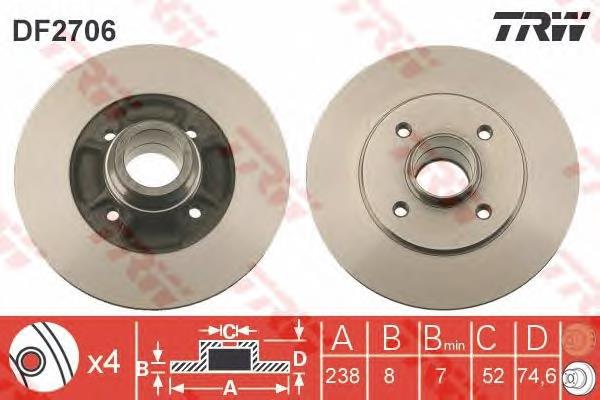 Задні дискові гальма Optimal BS0740C ціна, від 35.24 USD