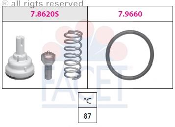 Автомобільний термостат Facet 78620 ціна, від 17.48 USD