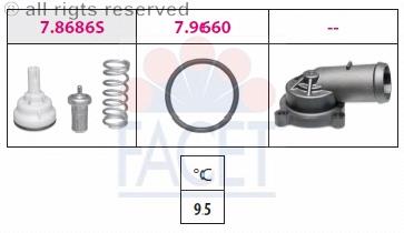 Автомобільний термостат Facet 78686K ціна, від 20.43 USD