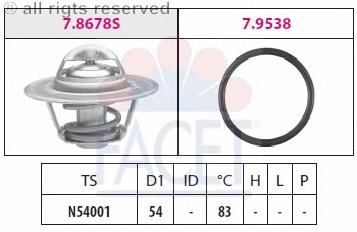 Автомобільний термостат Facet 78678 ціна, від 7.69 USD