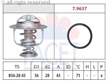 Купити 78650 Facet Термостат в корпусі