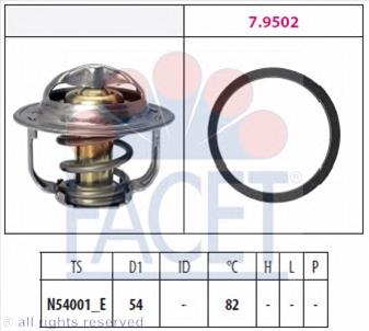 Купити 78800 Facet Термостат в корпусі