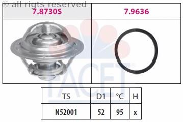 Автомобільний термостат Facet 78730 ціна, від 8.79 USD