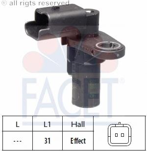 Датчик обертів колінвалу Facet 90579 ціна, від 11.58 USD