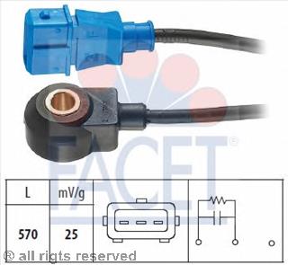 Датчик детонації Facet 93054 ціна, від 11.36 USD