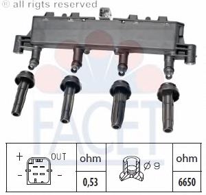 Купити 96305 Facet Котушка запалювання