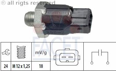 Датчик детонації 93224 Facet