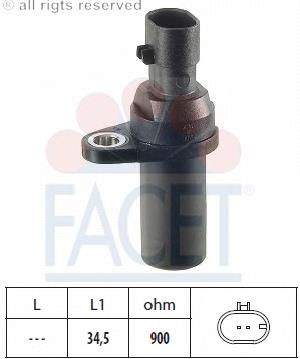 Датчик положення колінвала Facet 90377