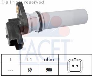 Купити 90537 Facet Датчик швидкості обертання валу АКПП