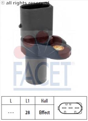 Купити 90473 Facet Датчик положення (оборотів) коленвалу