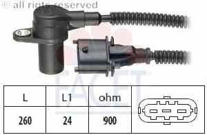 Датчик колінвала 90494 Facet