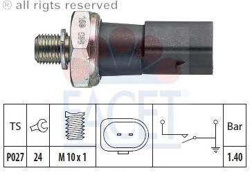 Датчик тиску масла 70168 Facet