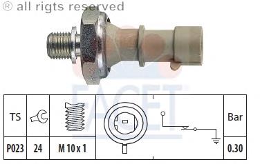 Купити 70162 Facet Датчик тиску масла