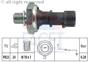 Датчик тиску масла 70170 Facet