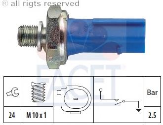 Манометри (показник тиску масла) Facet 70192 ціна, від 5.92 USD